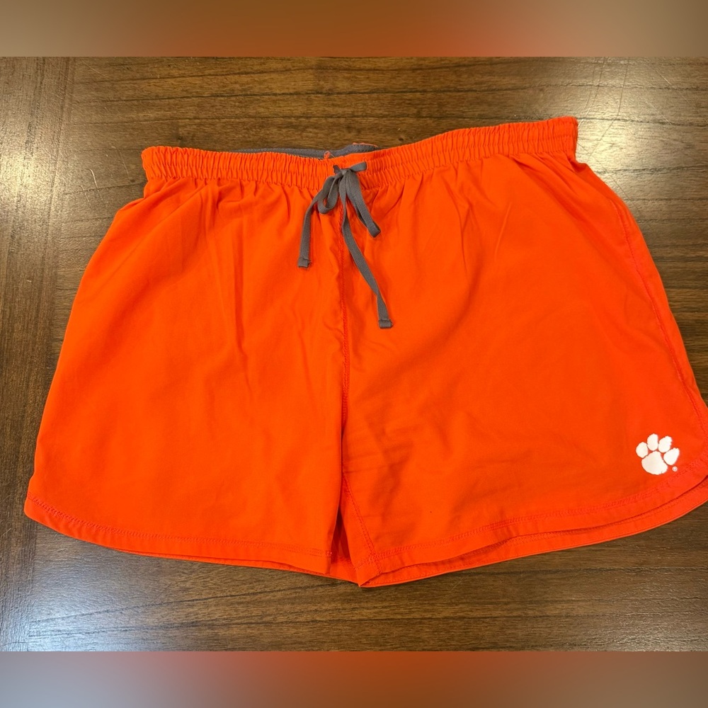 Clemson Tigers Athletic Shorts Women’s Excellent Condition Orange & White Size L